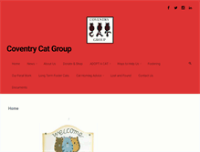 Tablet Screenshot of coventrycatgroup.org.uk